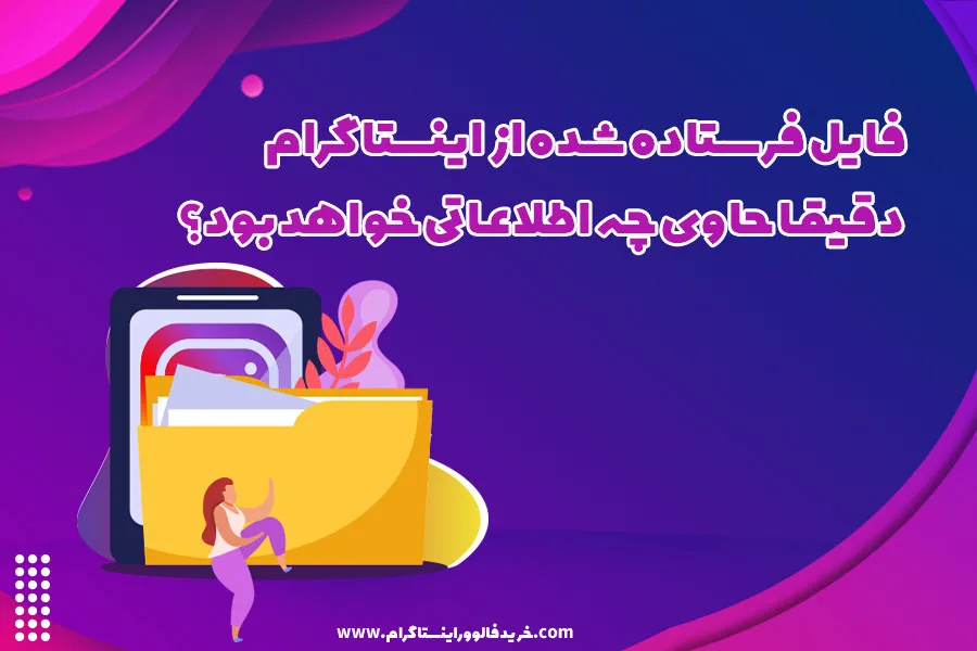 فایل فرستاده شده از اینستاگرام دقیقا حاوی چه اطلاعاتی خواهد بود؟