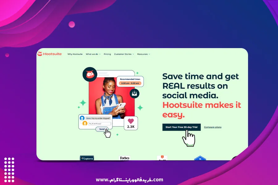استفاده از Hootsuite برای پست گذاشتن در اینستاگرام با کامپیوتر