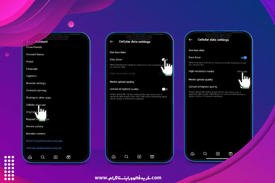نحوه متوقف کردن پخش خودکار ویدیو اینستاگرام 2