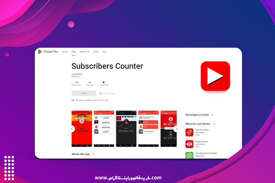 subscribers counter