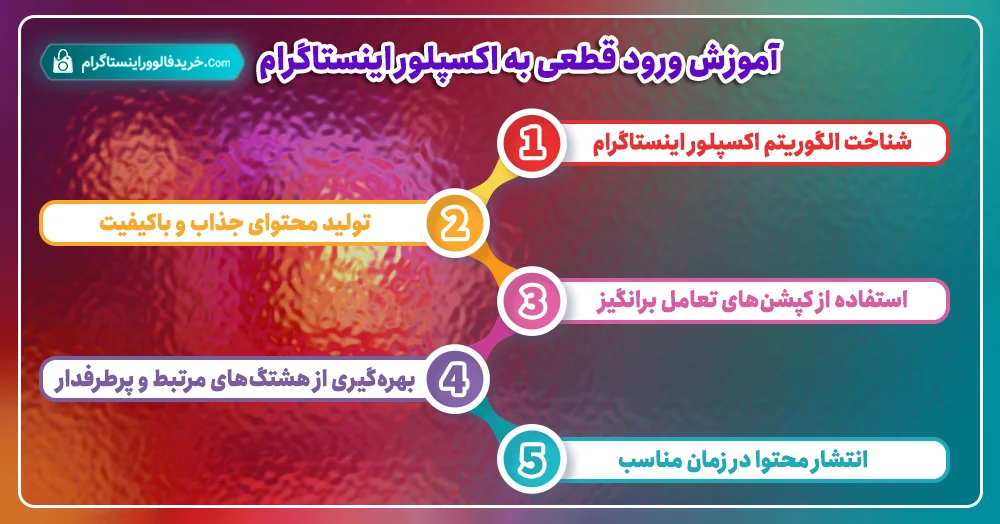 آموزش ورود قطعی به اکسپلور اینستاگرام1