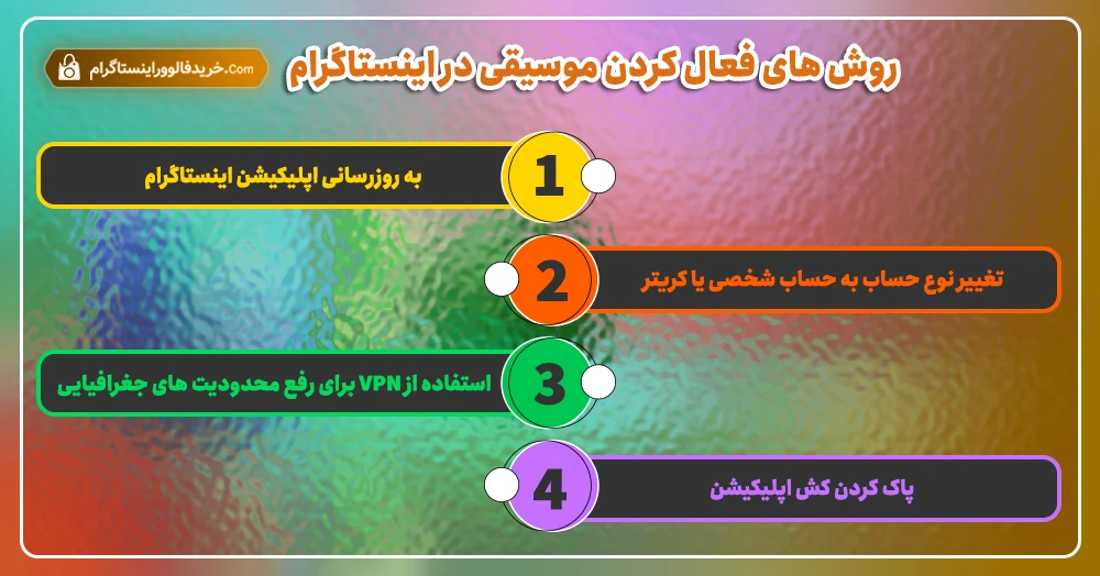 روش‌ های فعال کردن موسیقی در اینستاگرام1